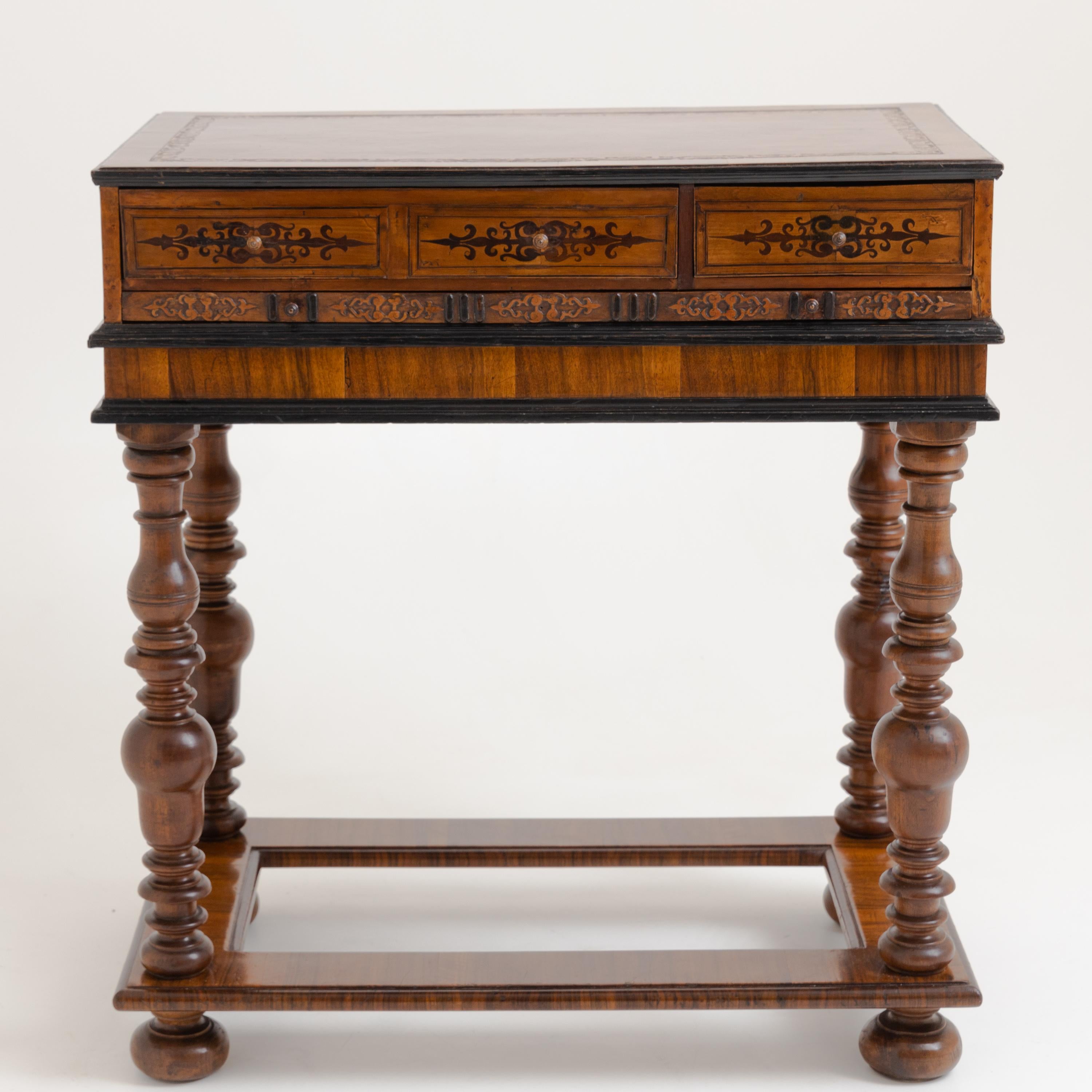 Renaissance Game Console Table, South German 17th-19th Century