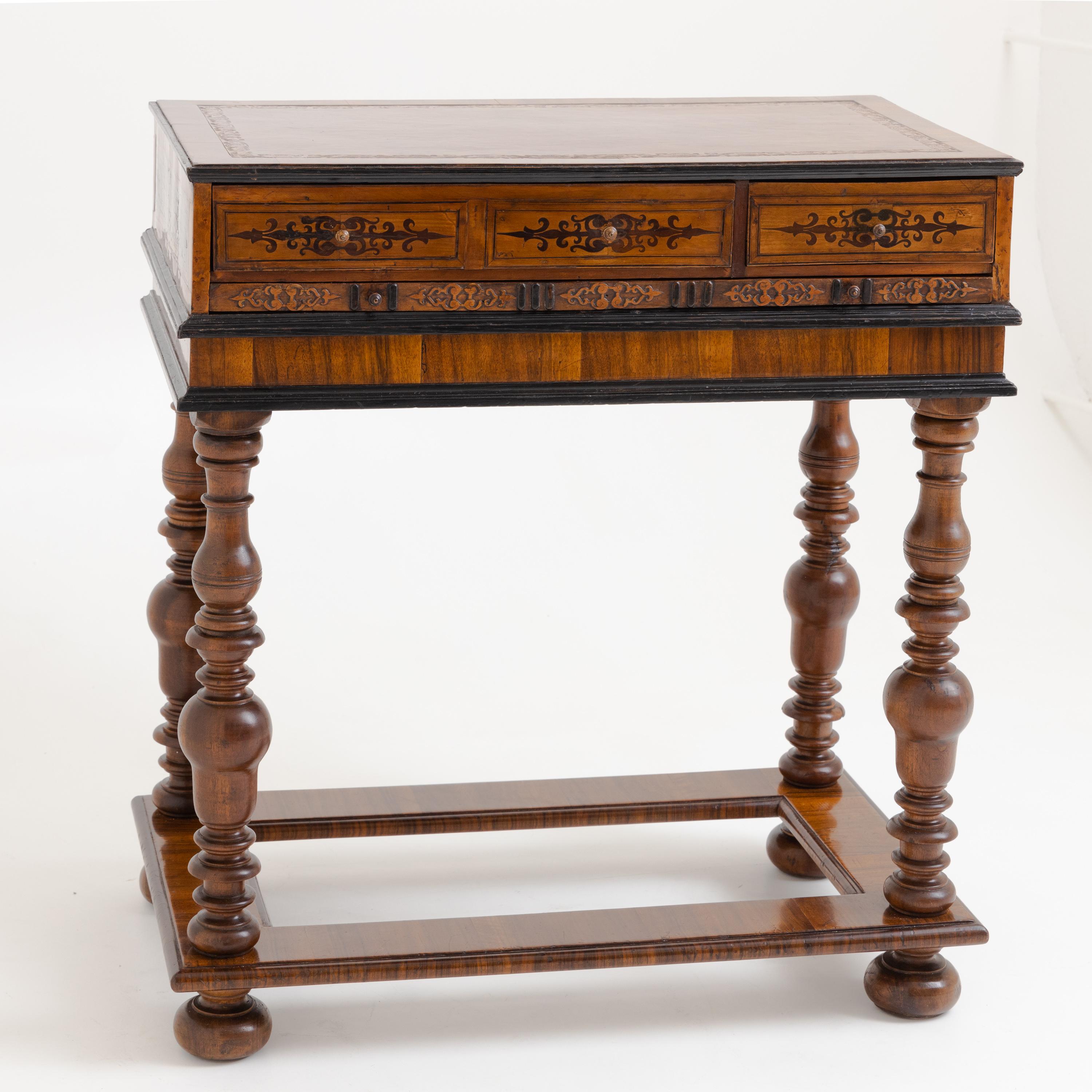 Italian Game Console Table, South German 17th-19th Century