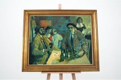 "Game of Dice" Painting