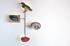 Game Over Wall Light by Mattia Biagi