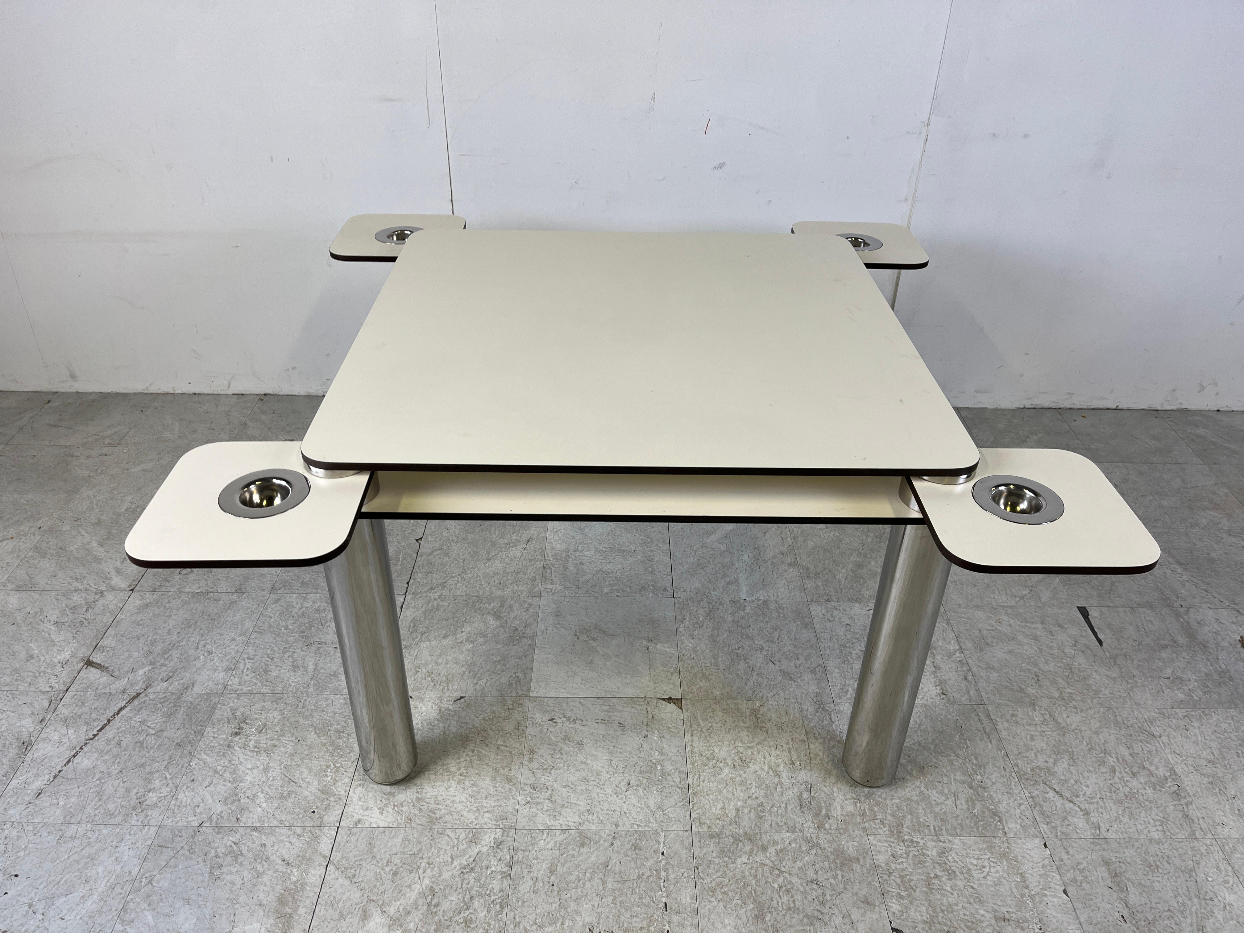 Mid-Century Modern Game Table by Joe Colombo for Zanotta, 1970s For Sale