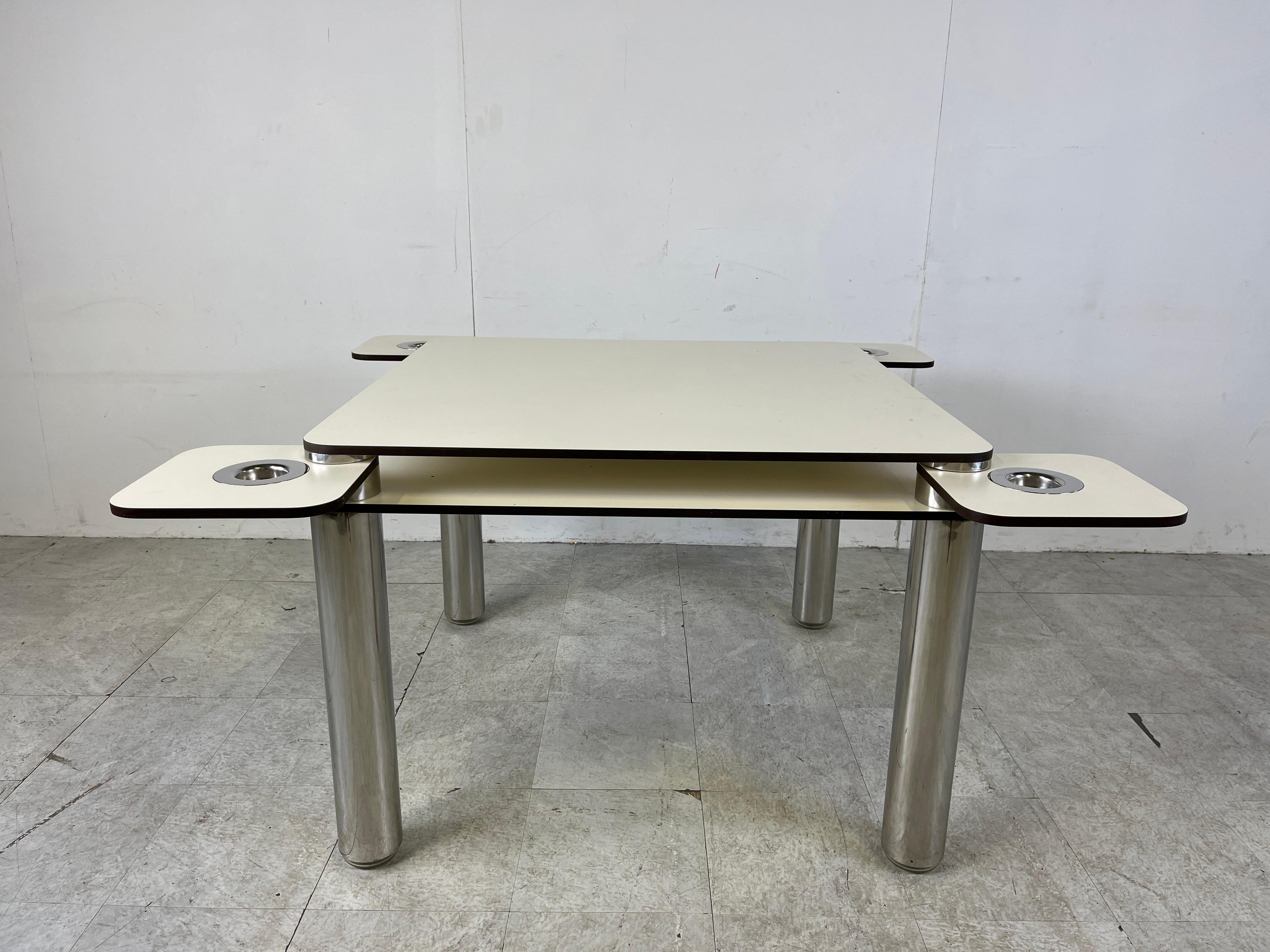 Italian Game Table by Joe Colombo for Zanotta, 1970s For Sale