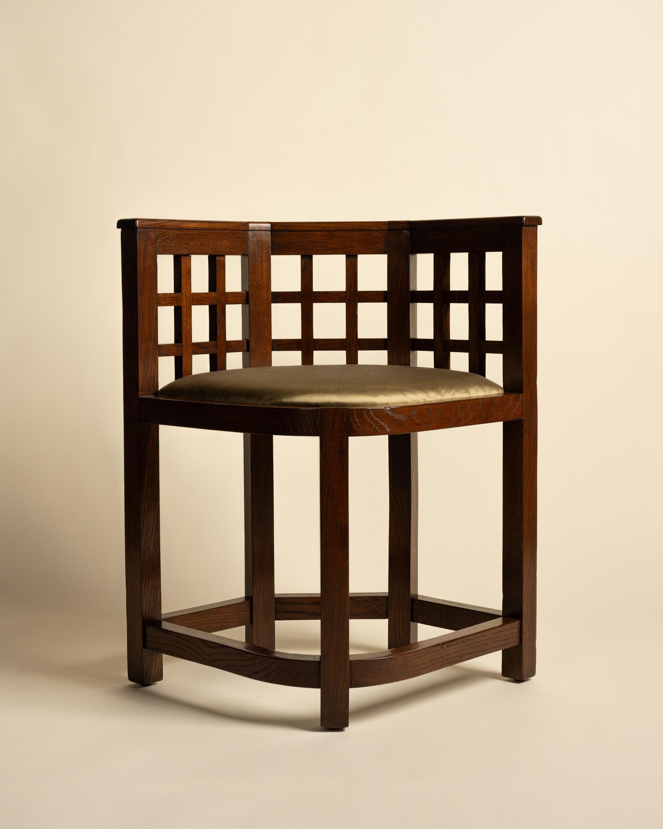 A chair originally part of a game table set by French designer Francis Jourdain (1876-1958). Bibliography: 