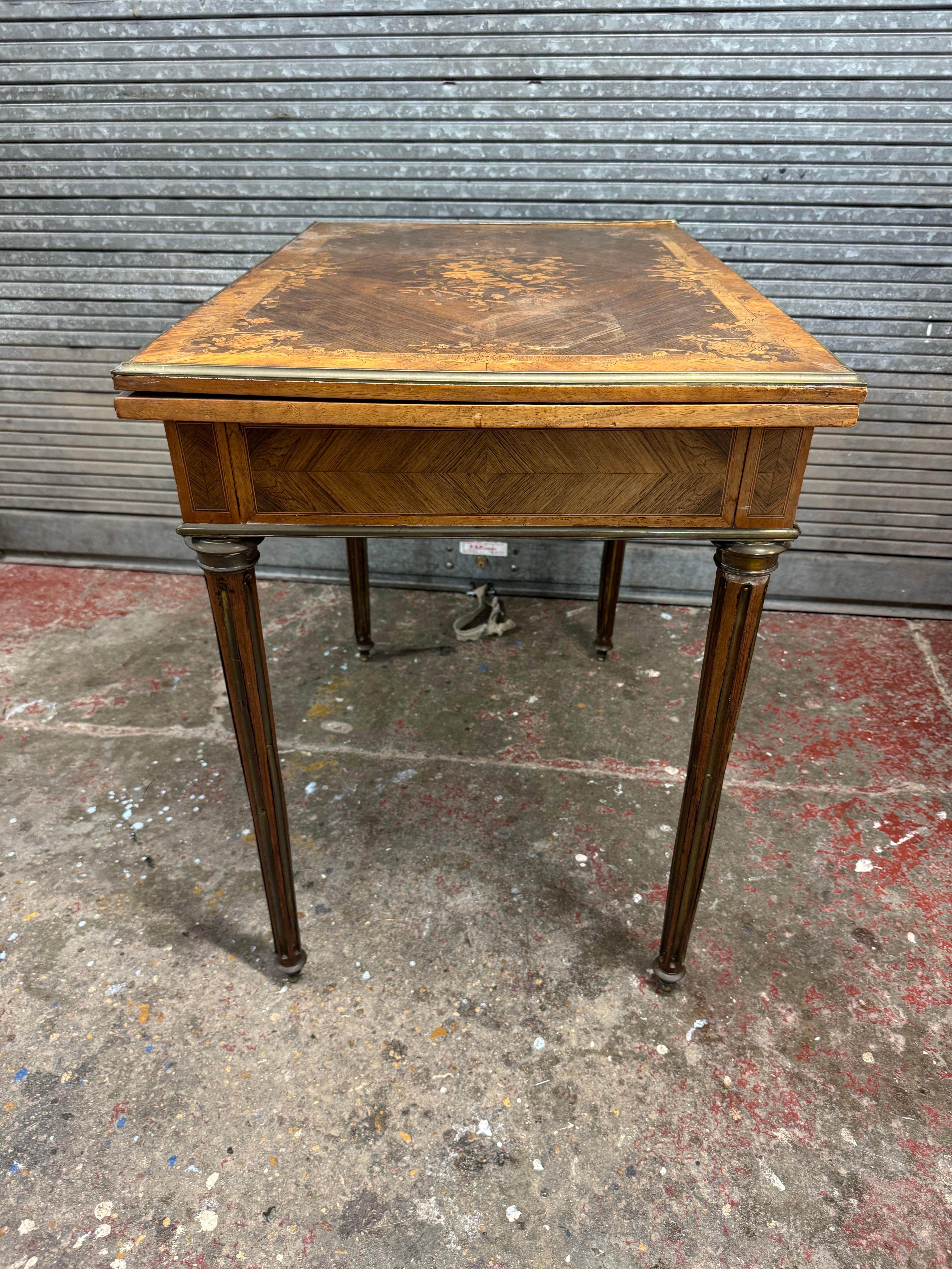 Empire Game table circa 1840 For Sale