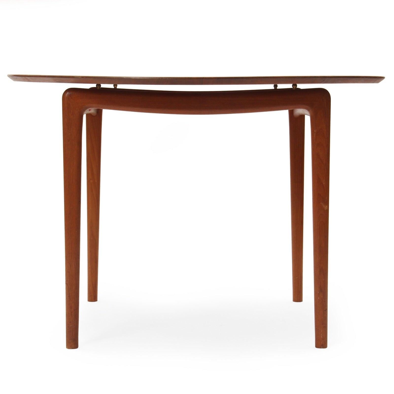 Danish Game Table by Peter Hvidt & Orla Mölgaard-Nielsen For Sale