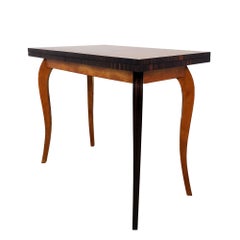 Mid-Century Modern Game Table With Double Drop-Leaf Top – France 1940