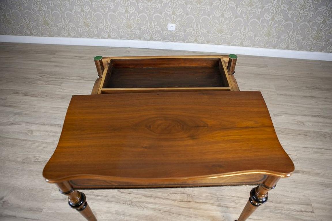 Game Table From the Late 19th Century With Hidden Drawer For Sale 2