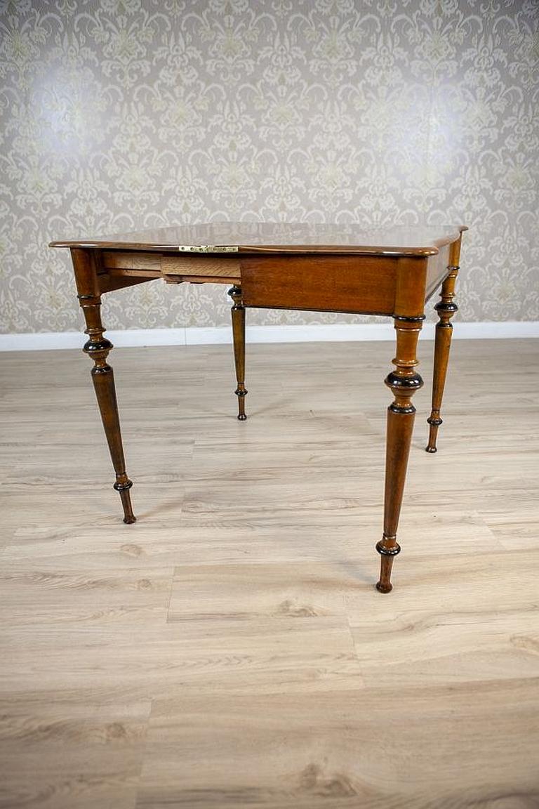 Game Table From the Late 19th Century With Hidden Drawer For Sale 3