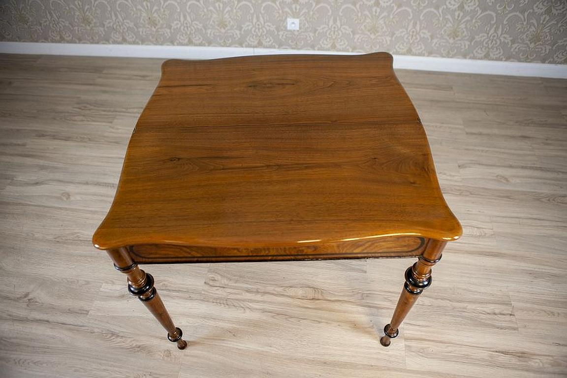 Game Table From the Late 19th Century With Hidden Drawer For Sale 3