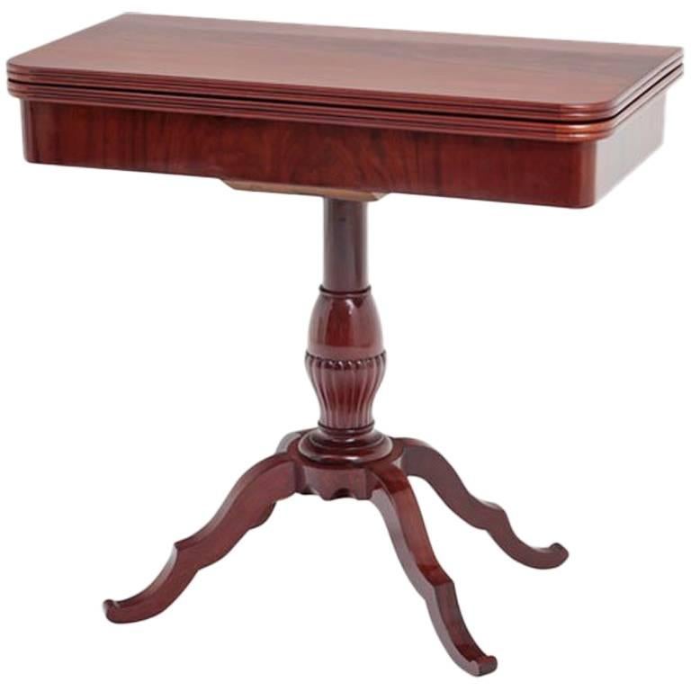 Game Table, Late Biedermeier, Germany, circa 1840 For Sale