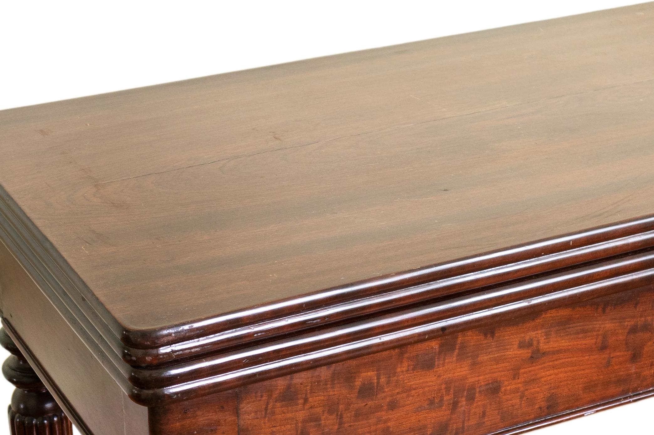 Felt Game table Louis Philippe Style  19th Century For Sale