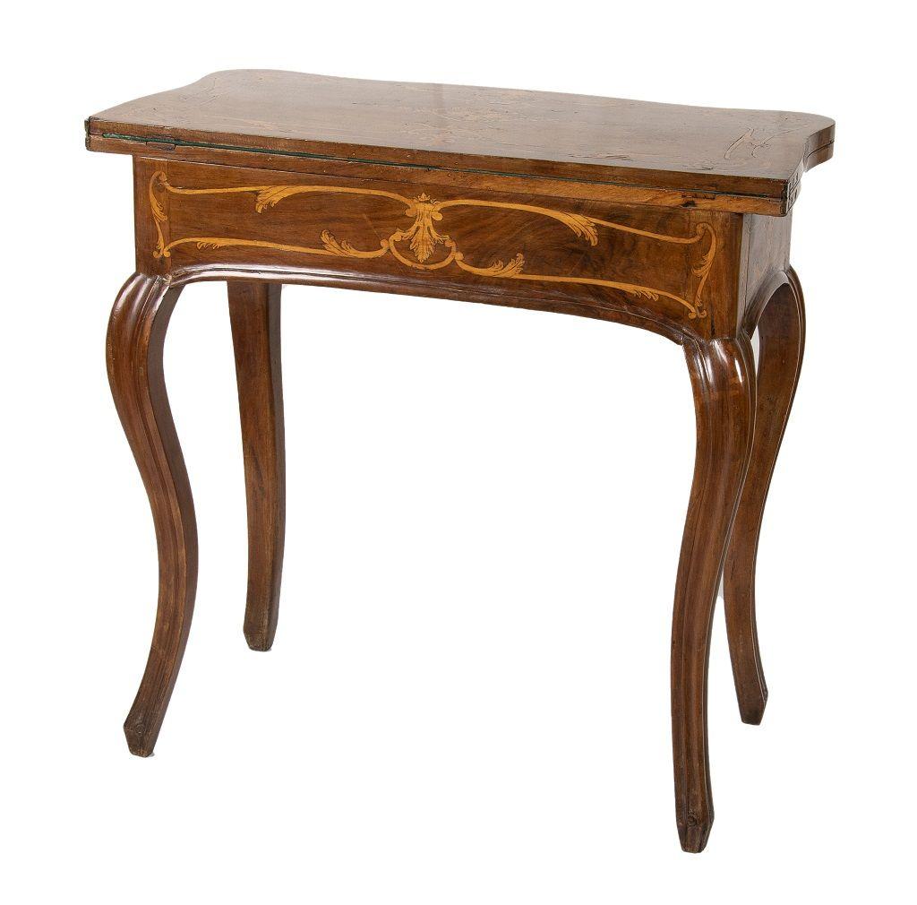 Game Table, Louis XV Style, Late 18th Century In Good Condition In Roma, IT