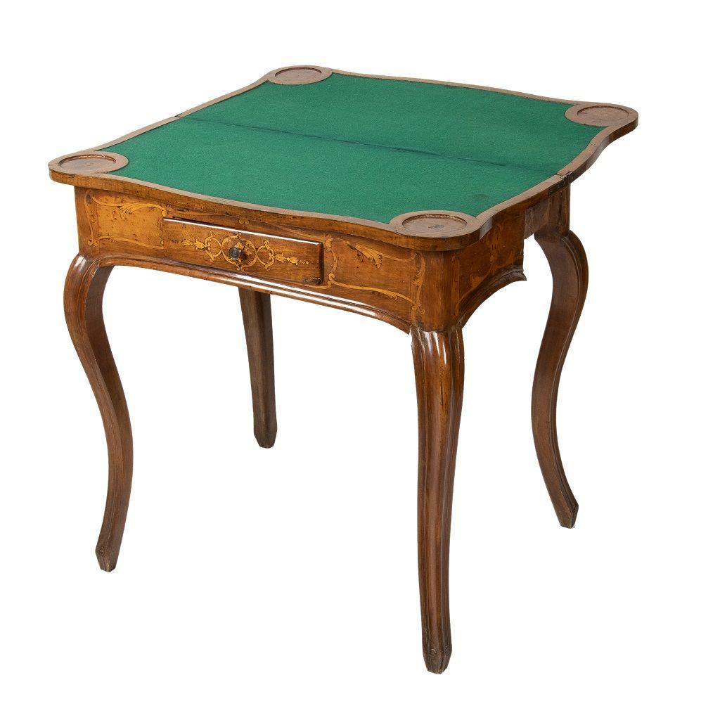 Game Table, Louis XV Style, Late 18th Century 1