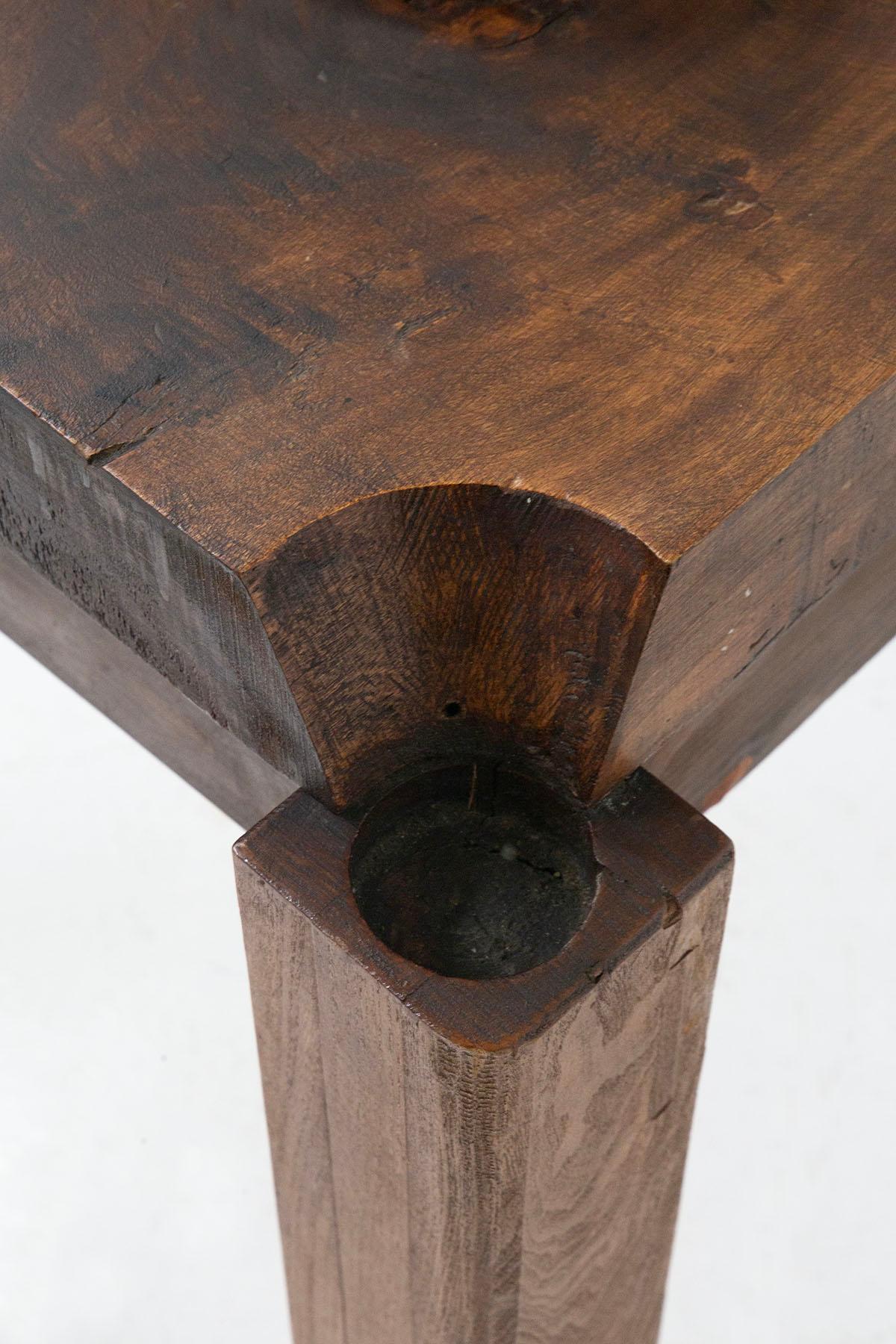 Game Table of Brazilian Manufacture in Wood 8