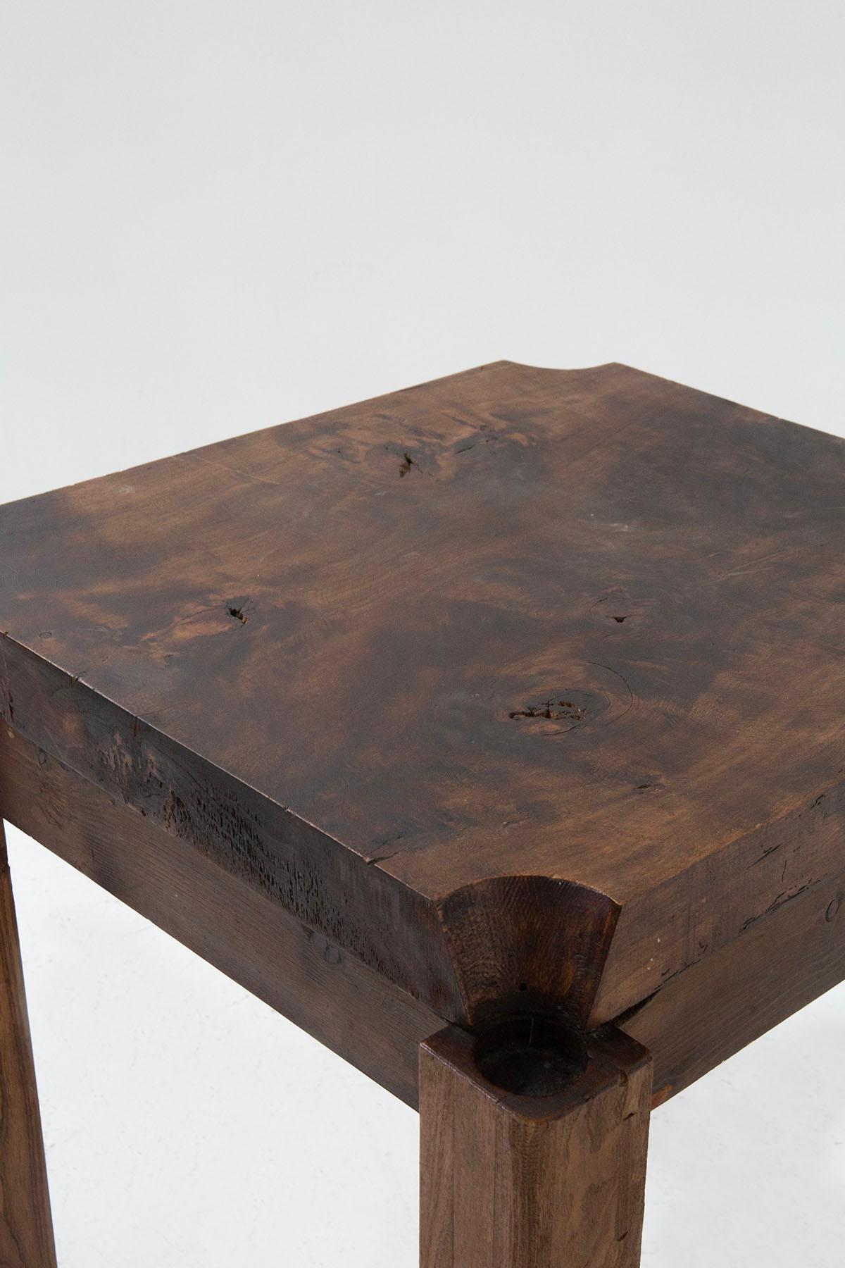 Mid-Century Modern Game Table of Brazilian Manufacture in Wood