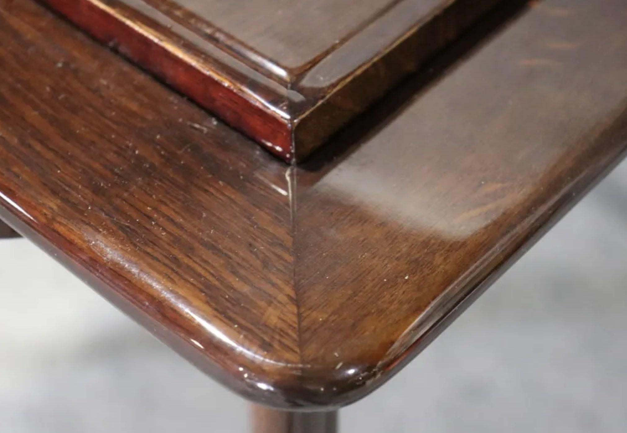 Mahogany Game Table w/ Removable Top For Sale