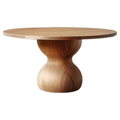 Game Time in Style No10, Socle Game Tables, Solid Wood by NONO