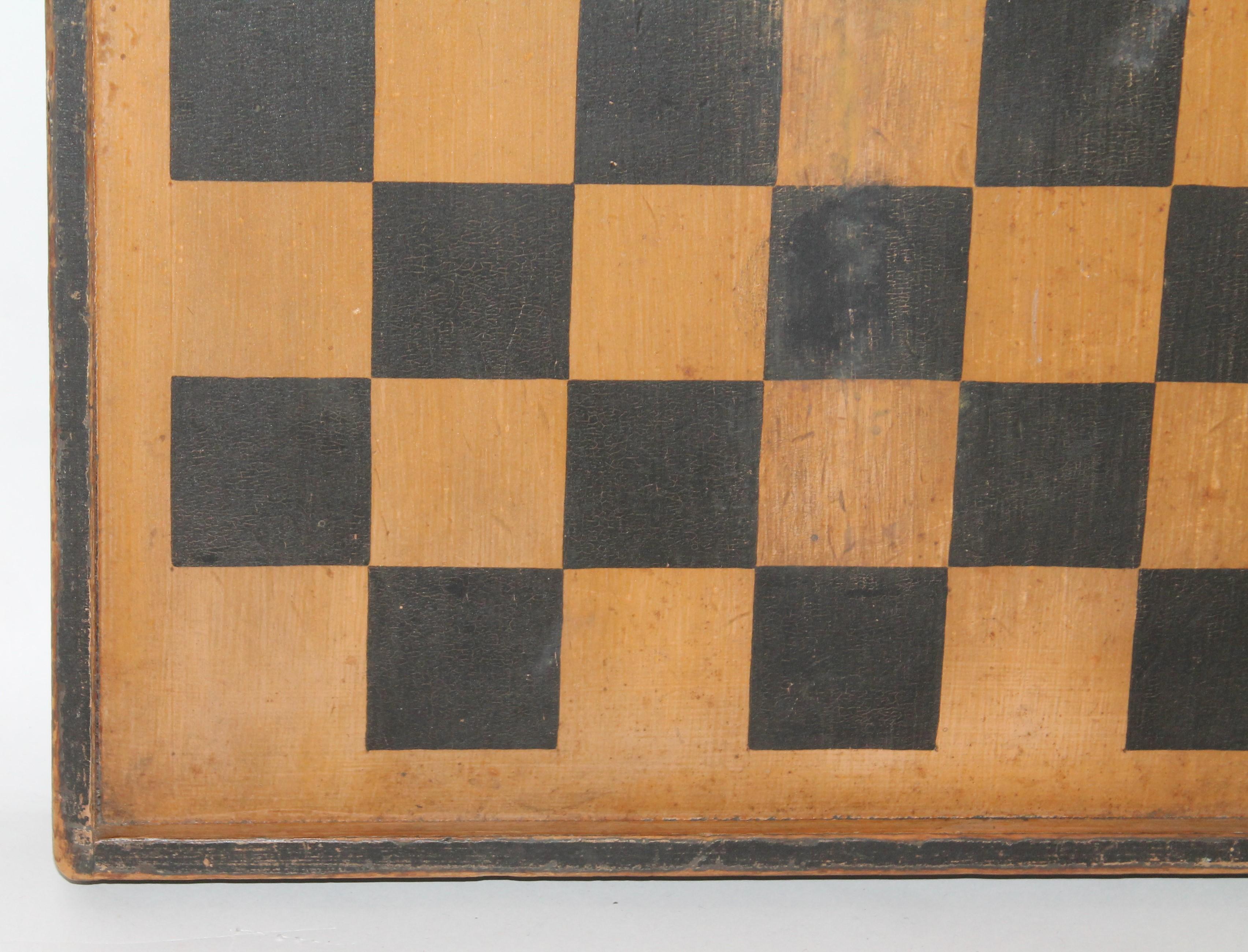 American Gameboard Double-Sided 19th Century Original Paint