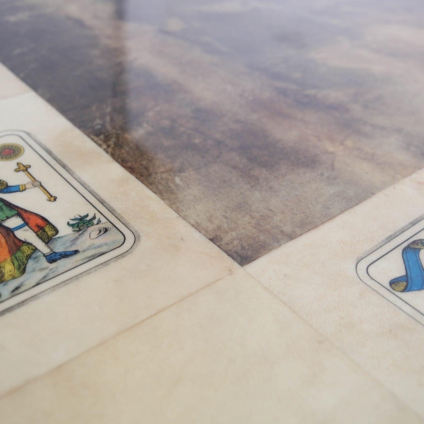 Spieltisch und stühle by Aldo Tura im Angebot 3