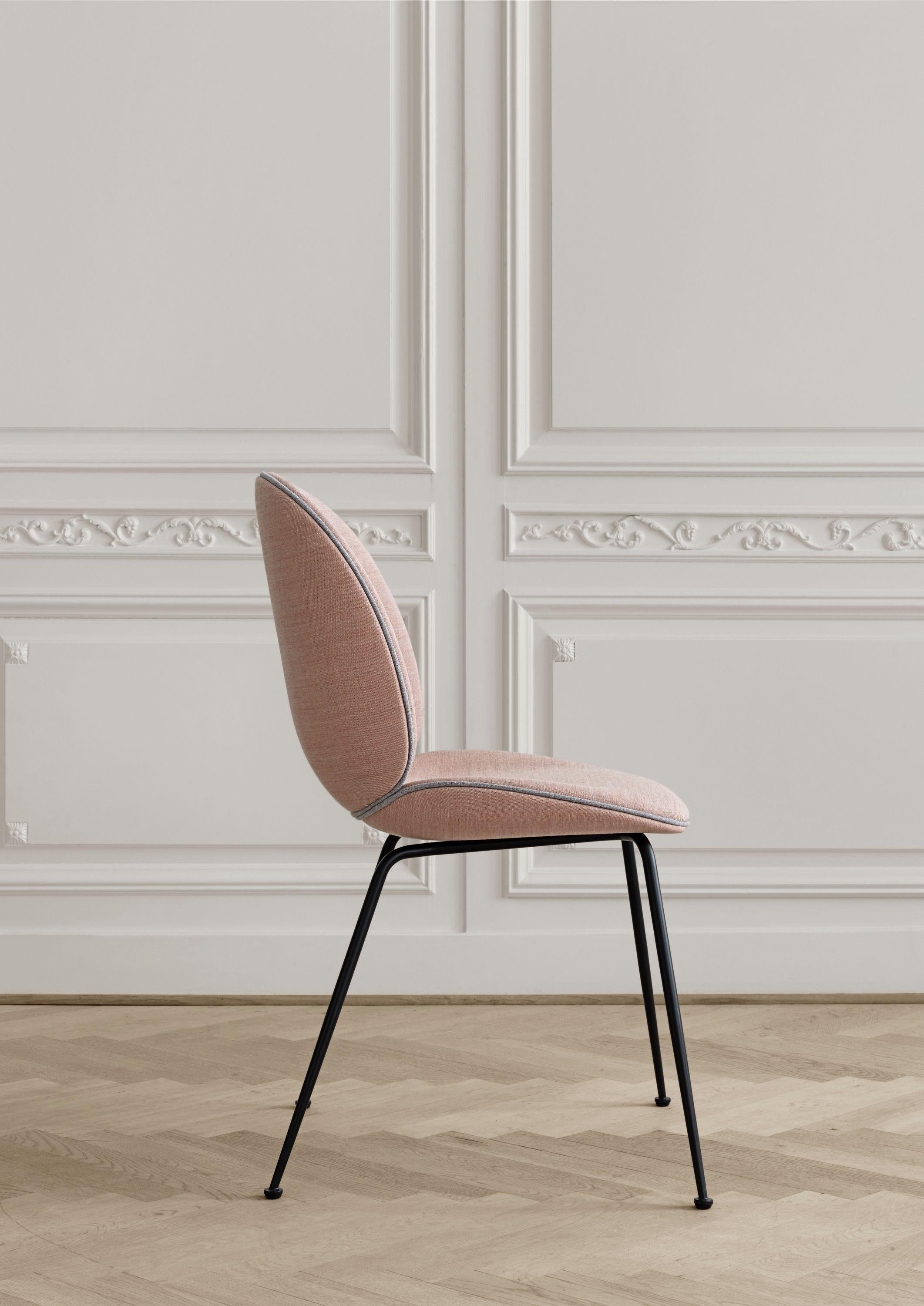 GamFratesi 'Beetle' Dining Chair in Blue with Conic Base 7