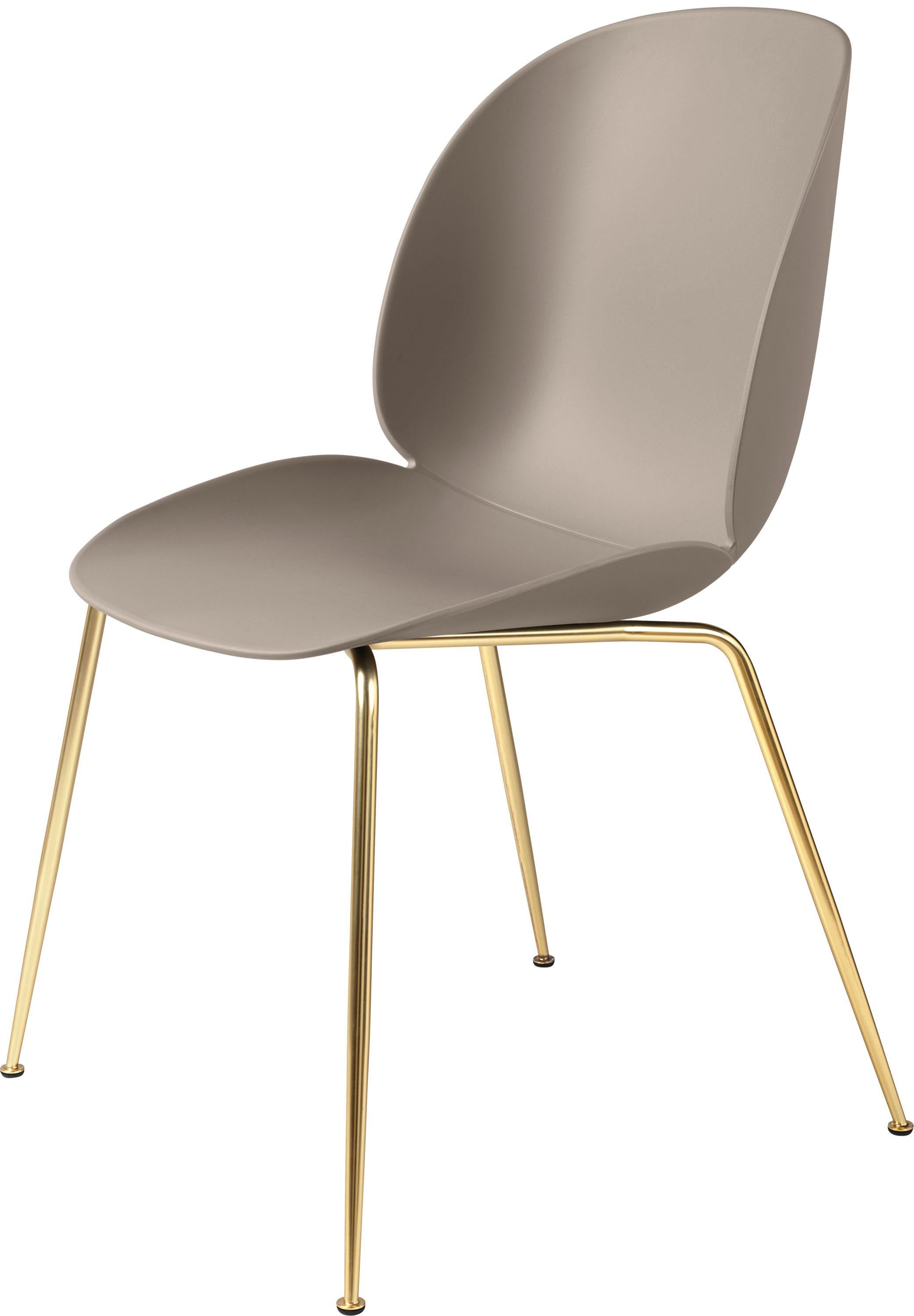 Danish GamFratesi 'Beetle' Dining Chair with Brass Conic Base