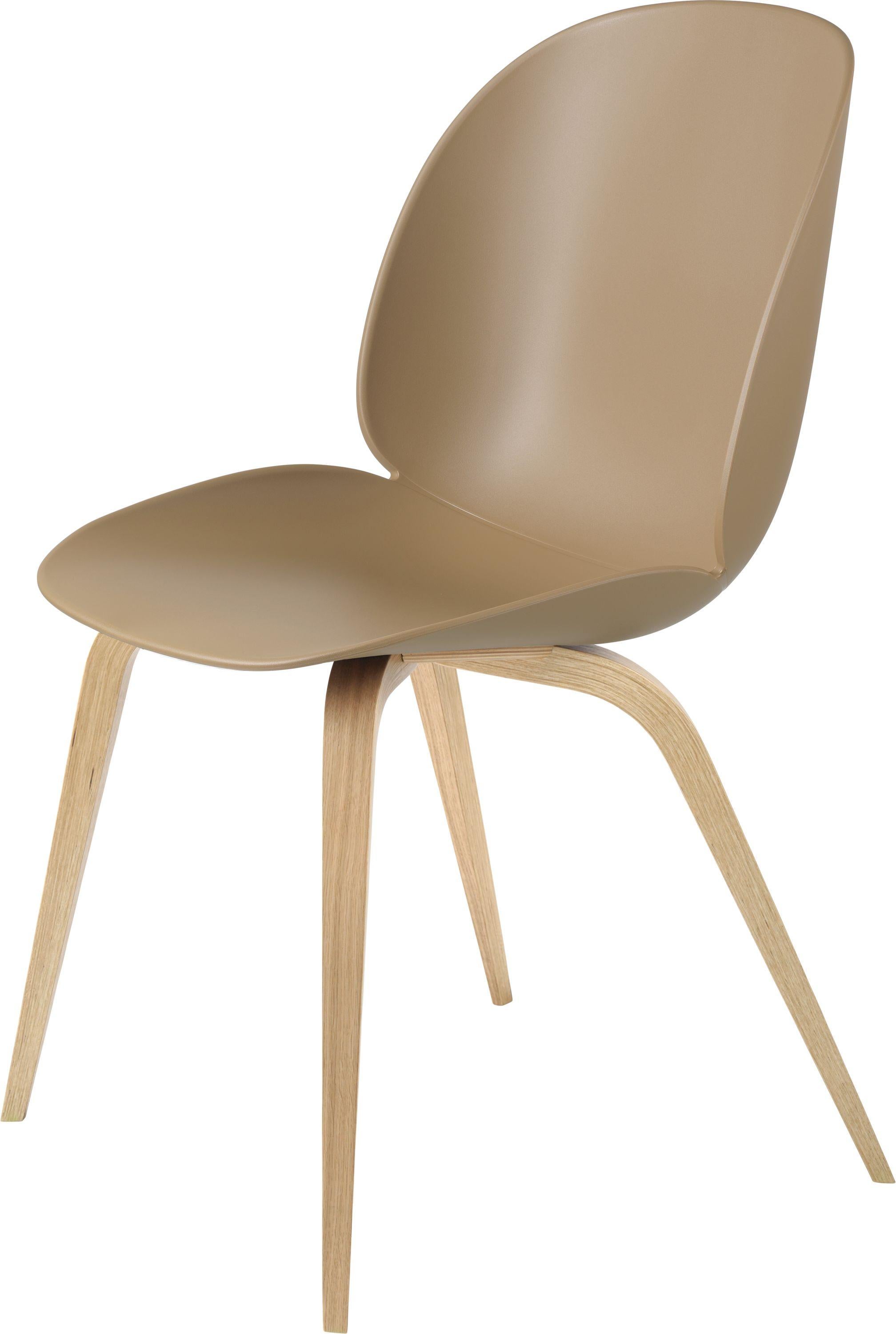 Mid-Century Modern GamFratesi 'Beetle' Dining Chair with Oak Conic Base