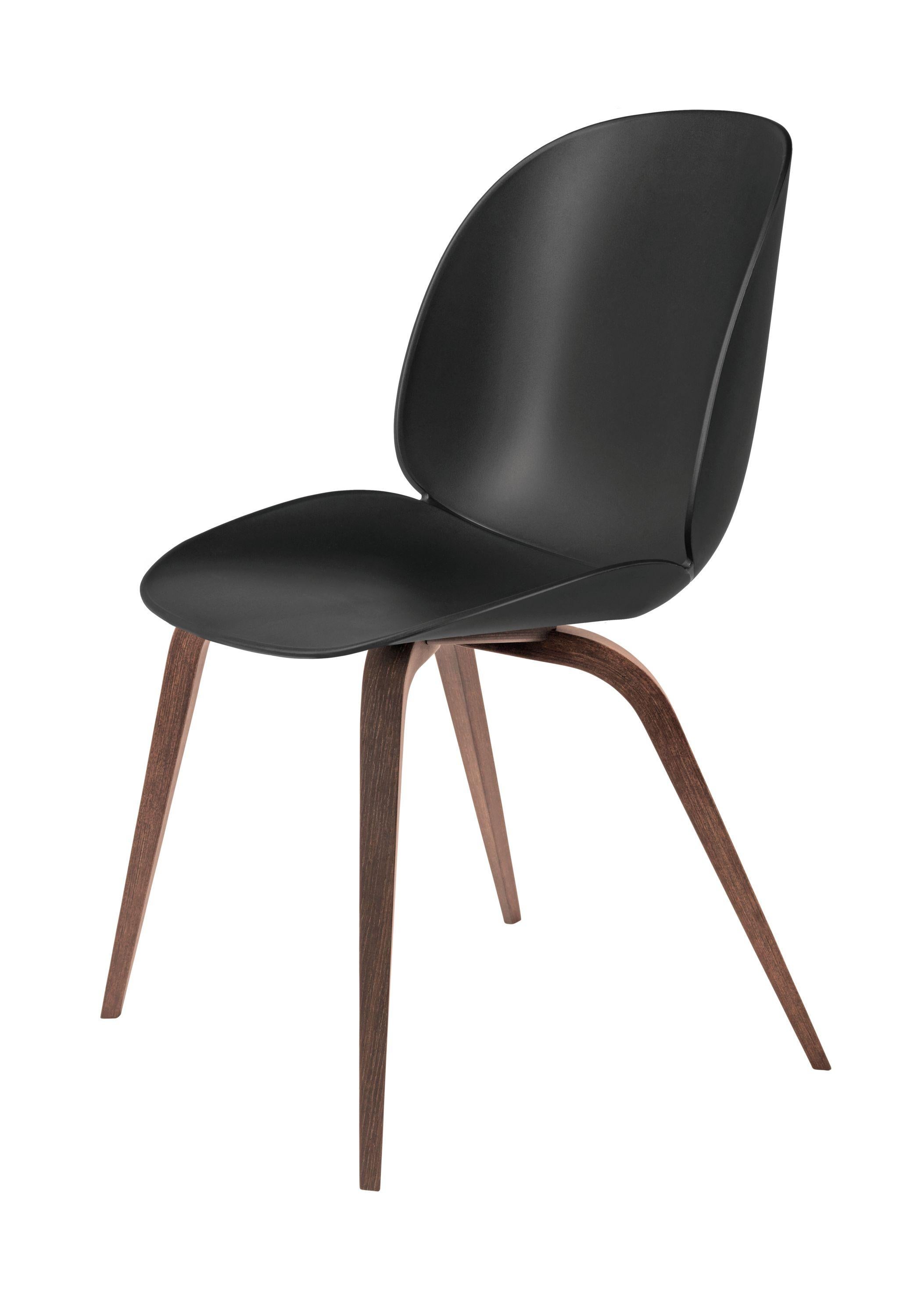 Danish GamFratesi 'Beetle' Dining Chair with Walnut Conic Base