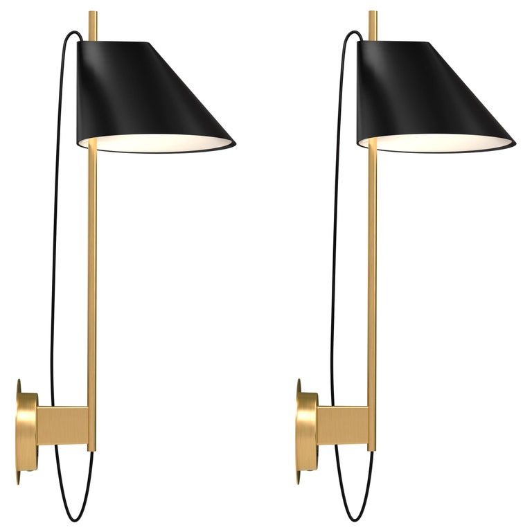 GamFratesi Black and Brass 'Yuh' Wall Light for Louis Poulsen For Sale at  1stDibs