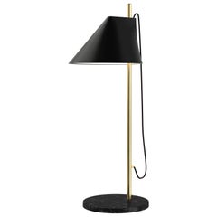 GamFratesi Black Brass and Marble 'Yuh' Table Lamp for Louis Poulsen