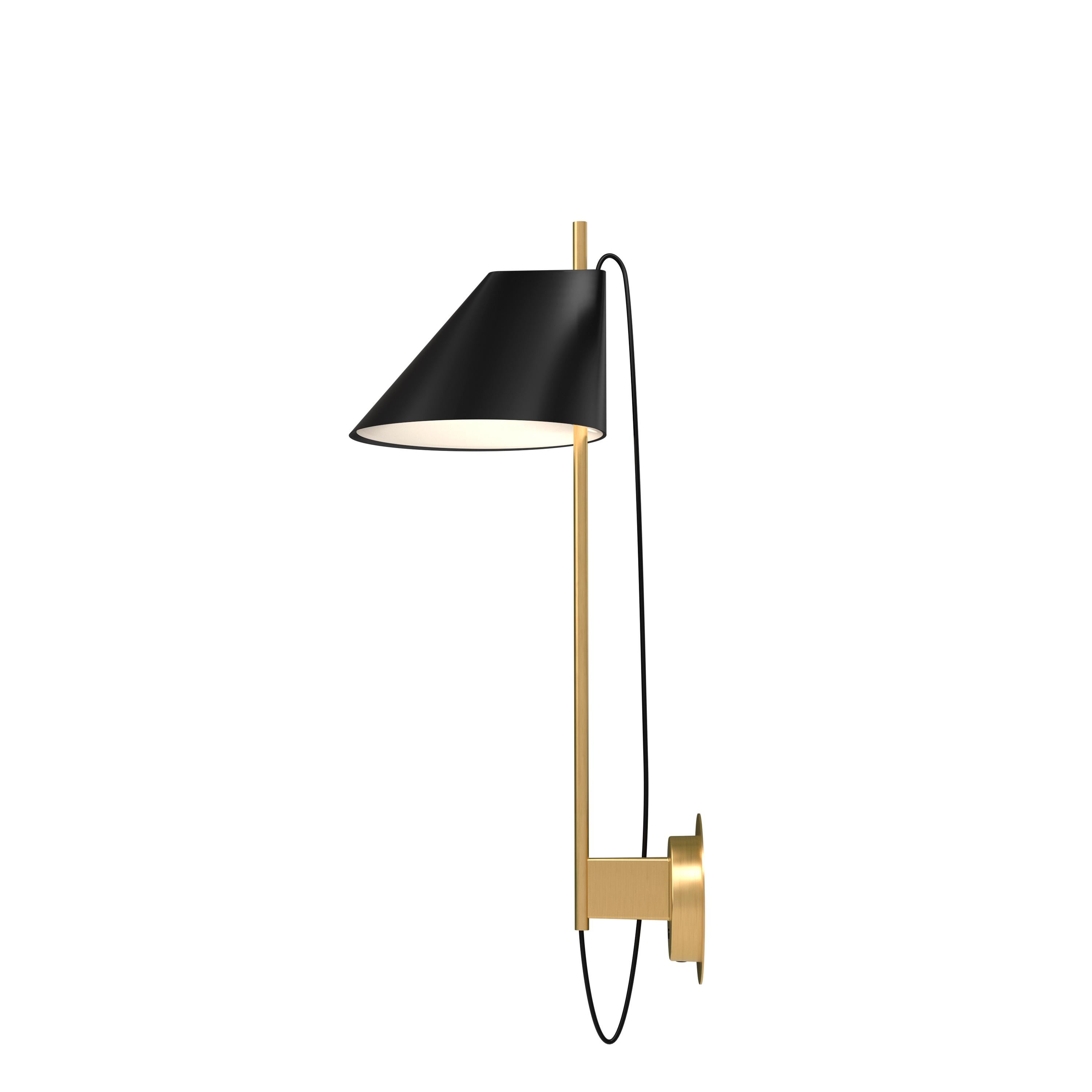 GamFratesi Black Brass and Marble 'Yuh' Table Lamp for Louis Poulsen For Sale 1