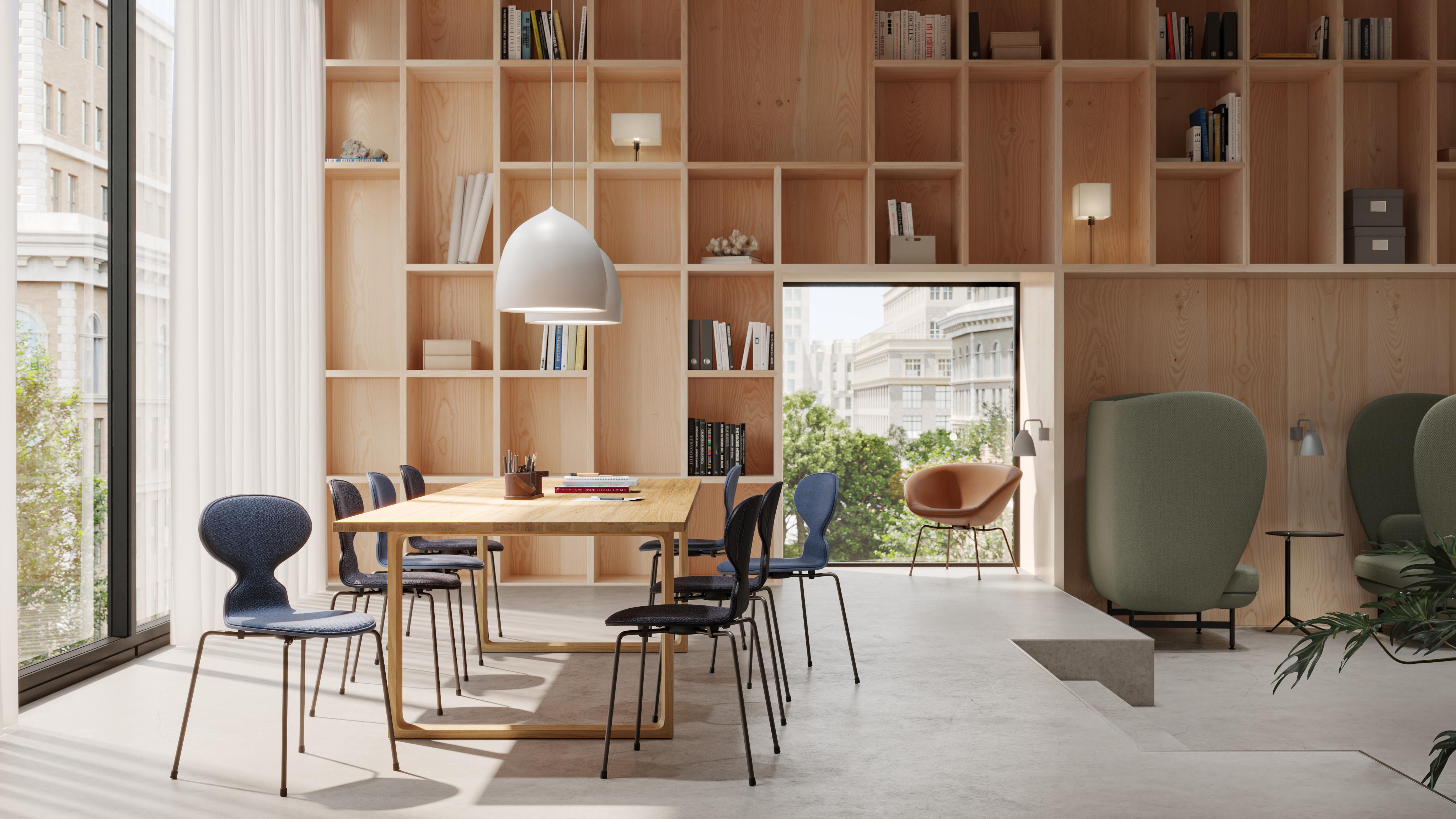 Alluminio Lampada a sospensione 'Suspence P1' di GamFratesi per Fritz Hansen in bianco in vendita