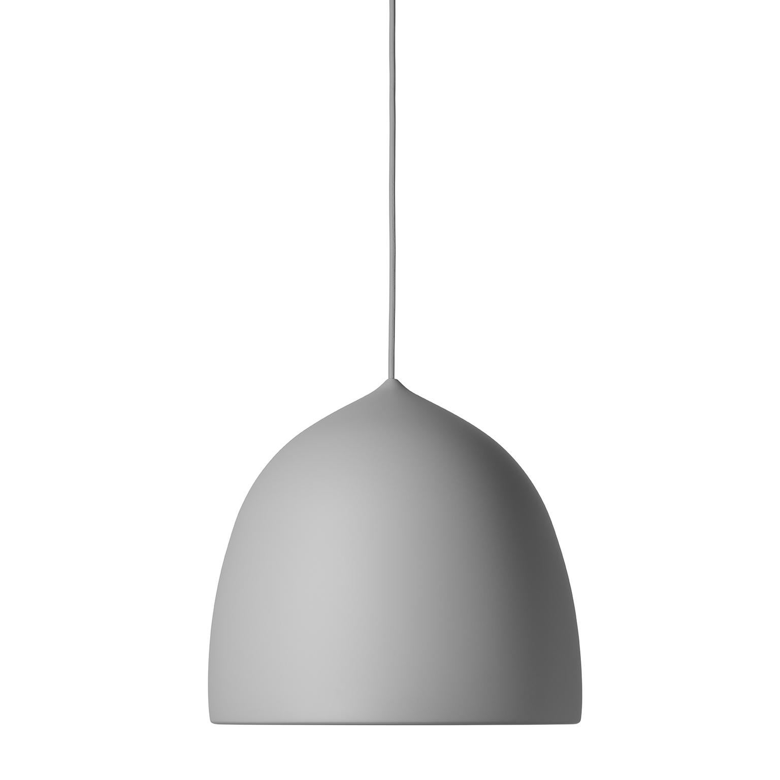 Aluminium Lampe à suspension Suspence P1,5 de GamFratesi pour Fritz Hansen en gris clair en vente