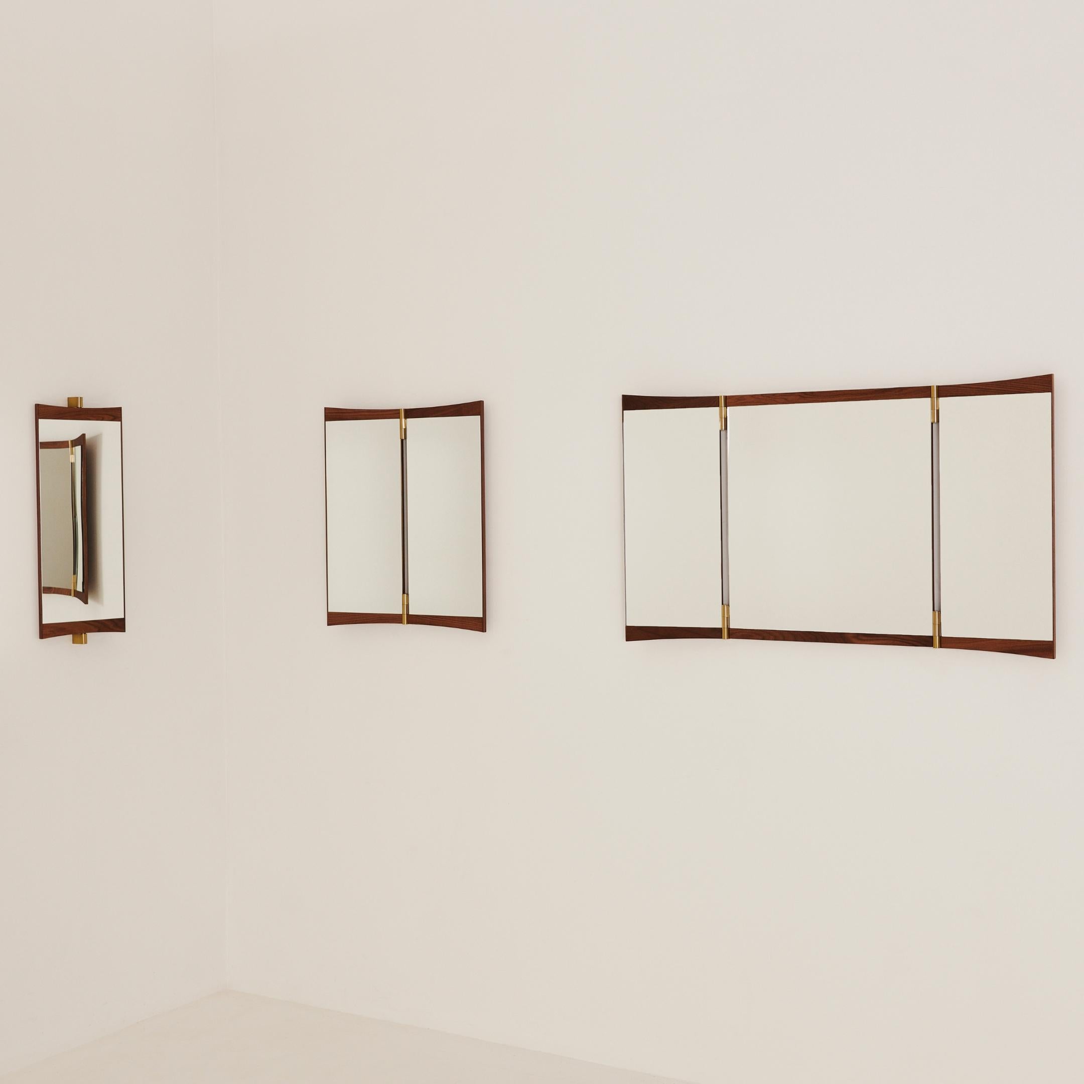 Danish GamFratesi Three-Panel Vanity Mirror for GUBI For Sale