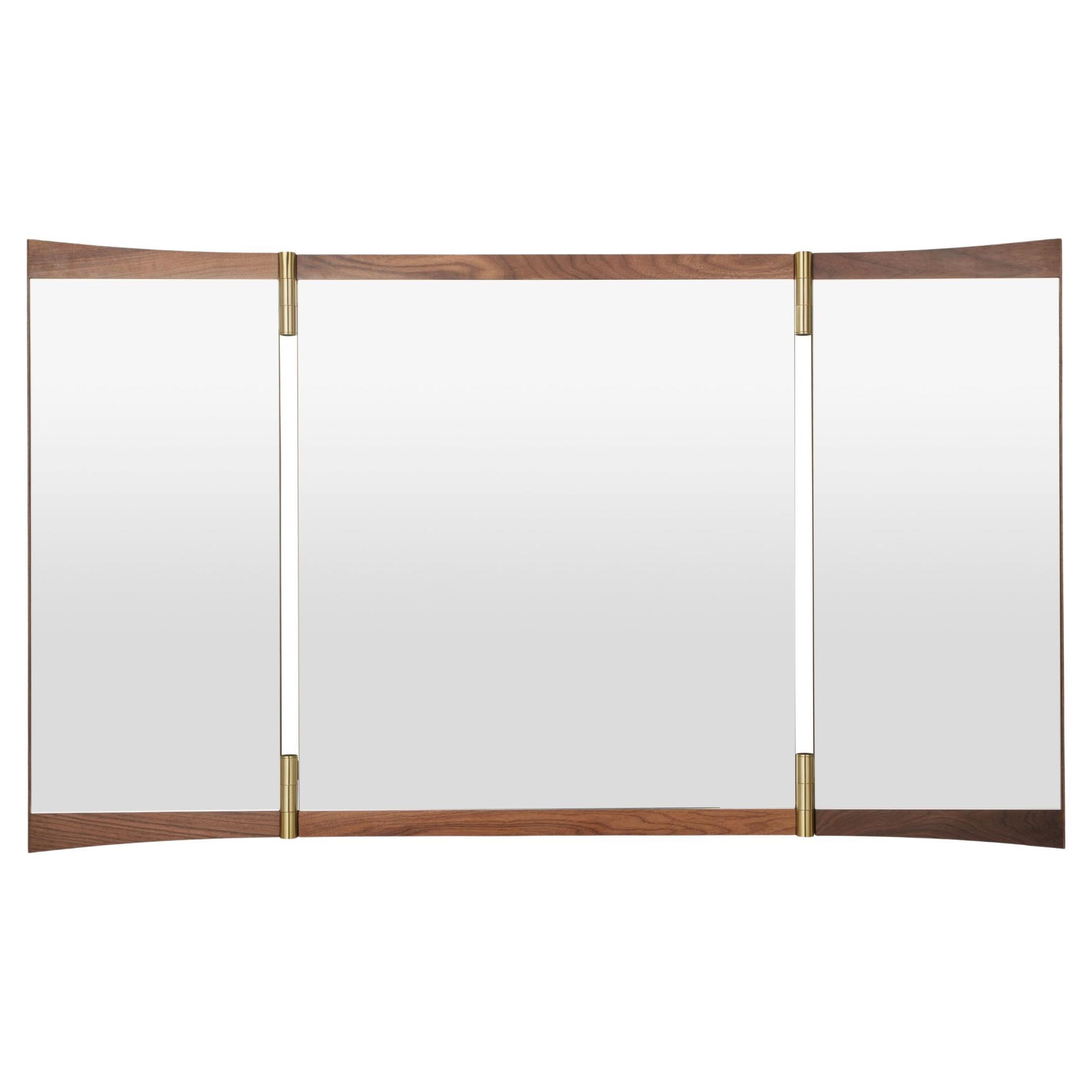 GamFratesi Three-Panel Vanity Mirror for GUBI For Sale