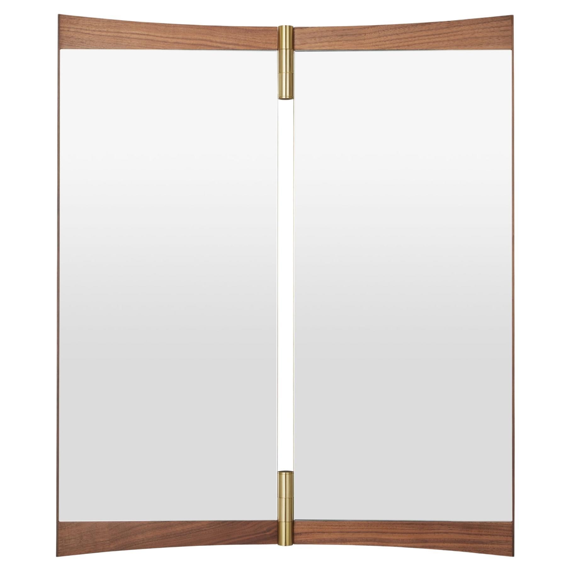 GamFratesi Two-Panel Vanity Mirror for GUBI For Sale