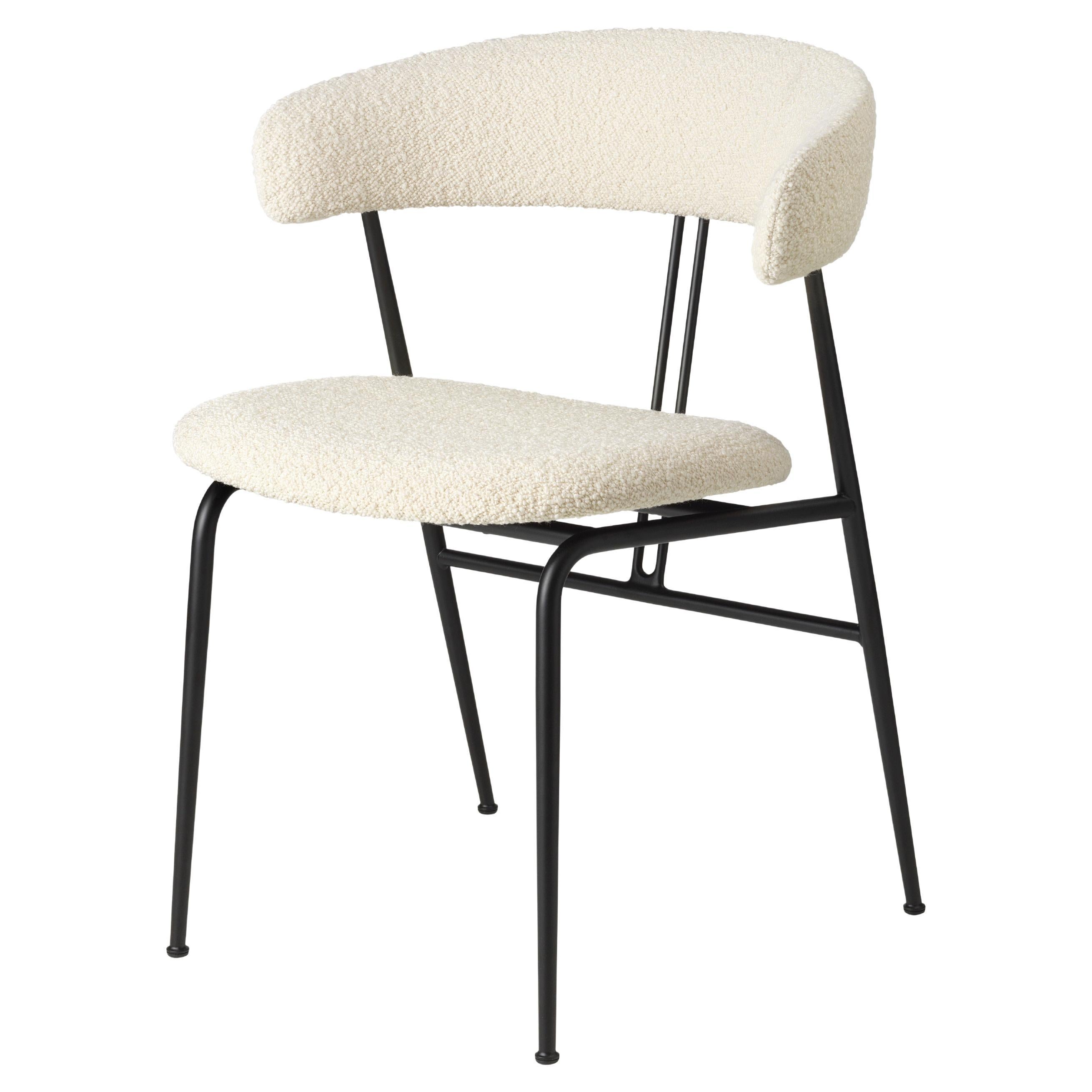 GamFratesi Violin Dining Chair Dedar Karakorum 001 for GUBI