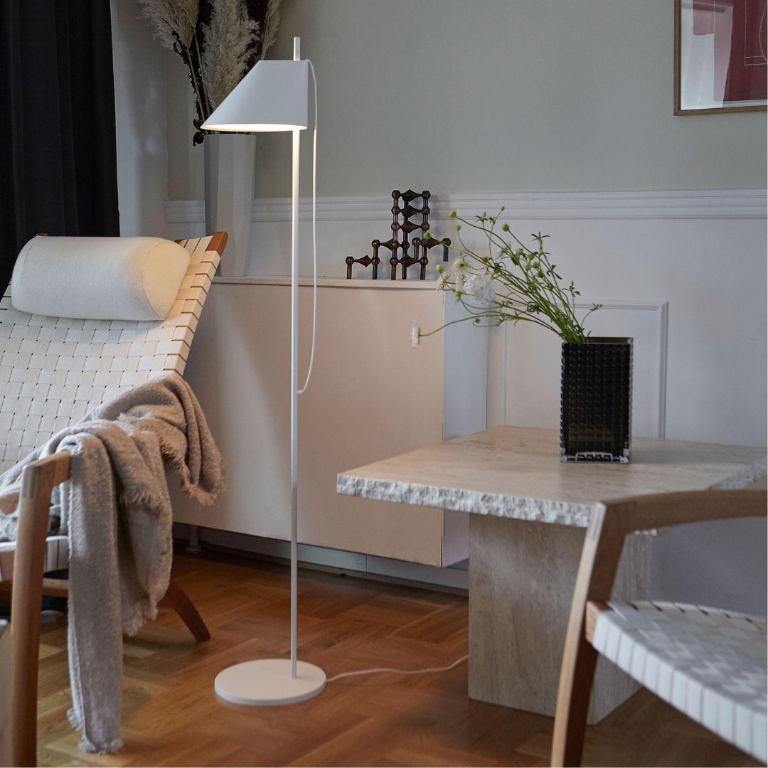 Painted GamFratesi White 'Yuh' Floor Lamp for Louis Poulsen For Sale
