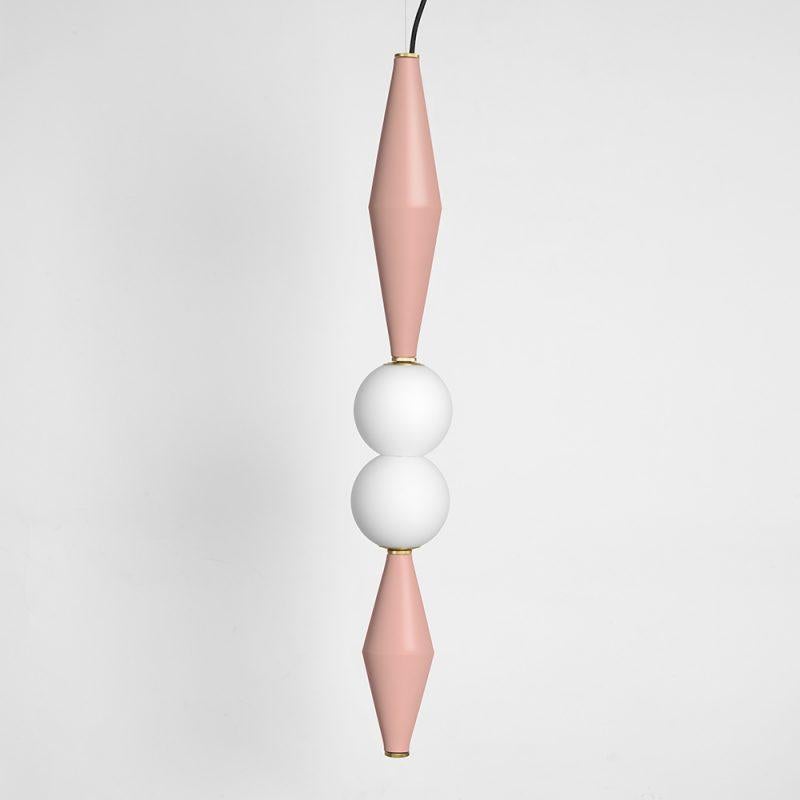 Gamma E lamp by Mason Editions
Dimensions: 12 × 12 × 37 cm
Materials: aluminium and blown opal white glass
Colours: pink, burgundy, light grey, sage green, petrol green, black; petrol green/black, sage green/black, pink/black,
