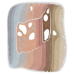 Modern colofrul unusual rug Multicolored Irregular shape, Gamma Est small
