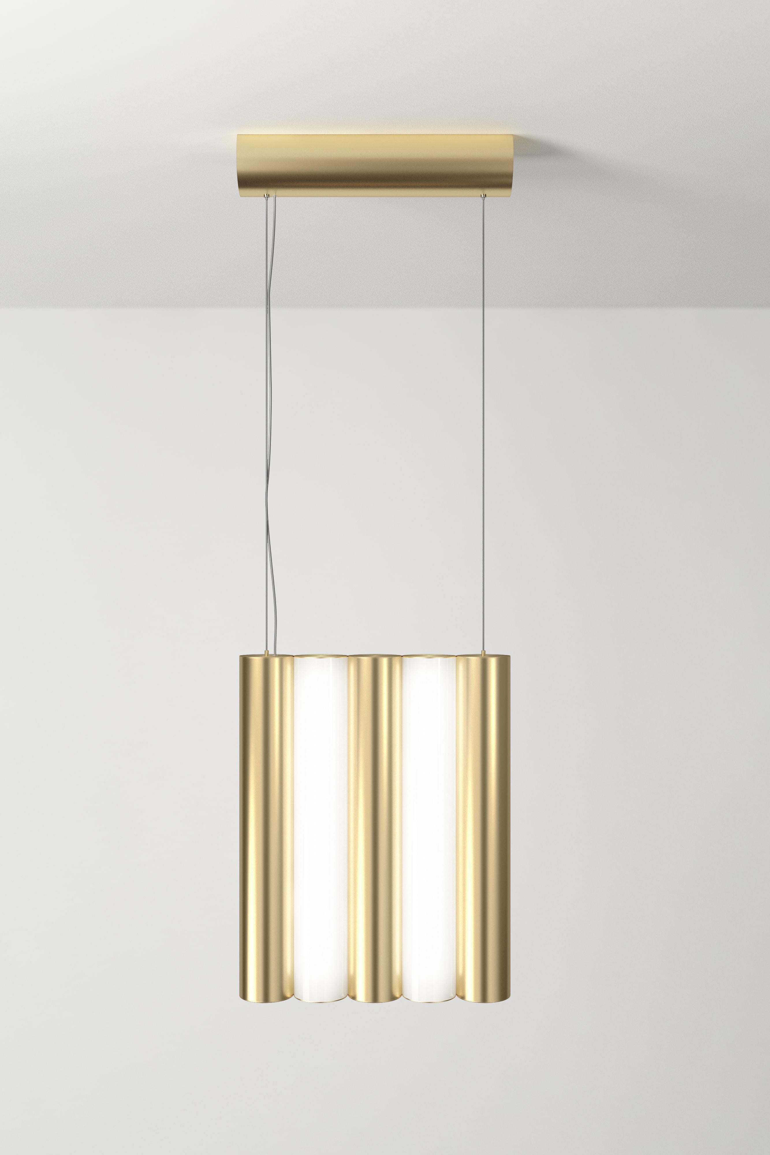 Gamma L5 Brass Pendant by Sylvain Willenz For Sale 2