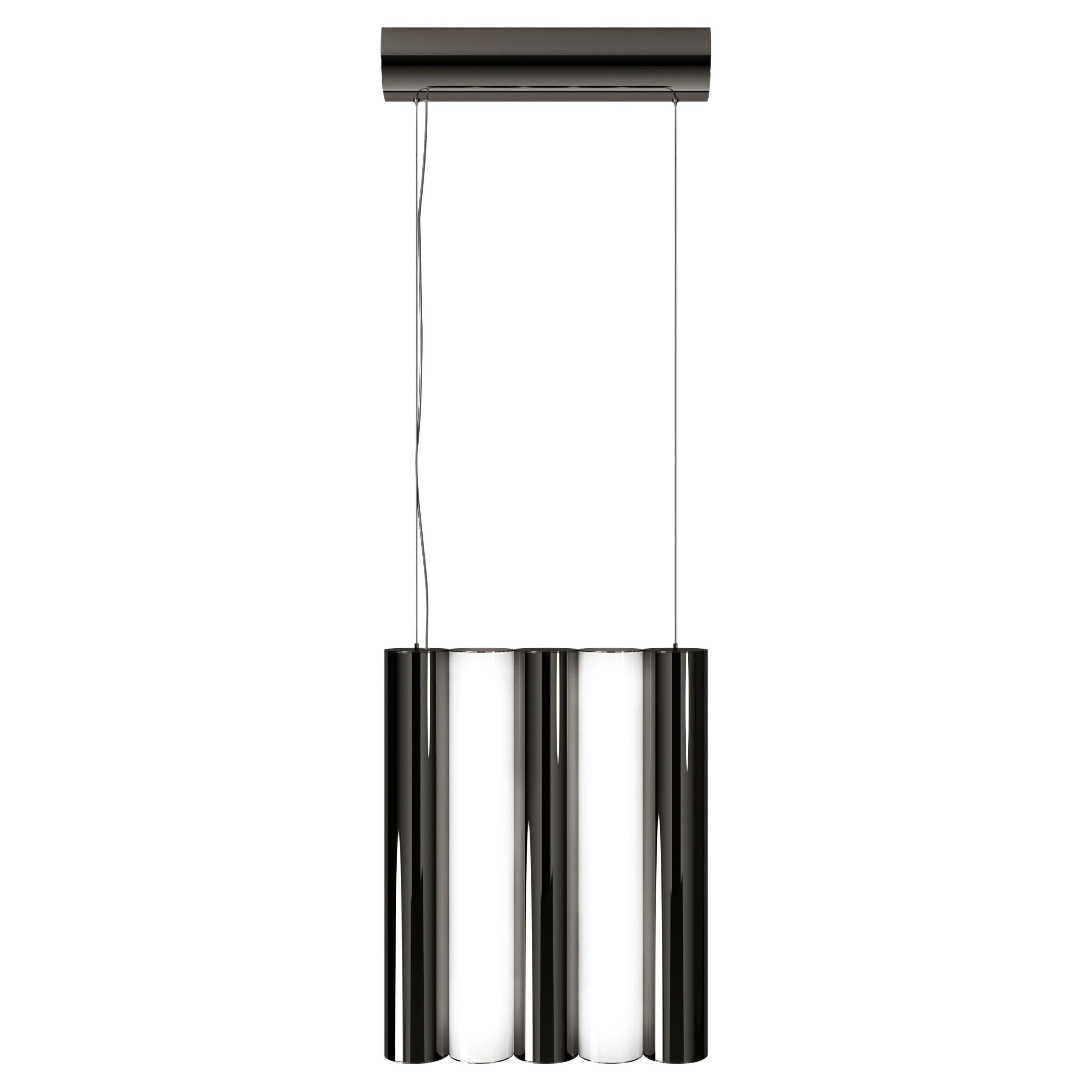 Lampe à suspension graphite Gamma L5 de Sylvain Willenz