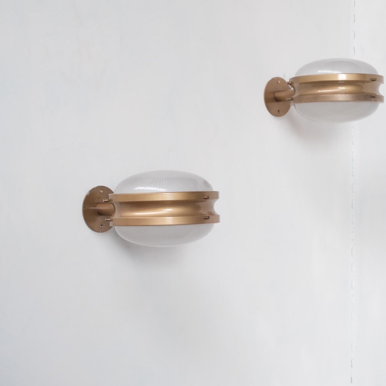 Mid-20th Century 'Gamma' Mid-Century Italian Wall Lights by Sergio Mazza for Artemide For Sale