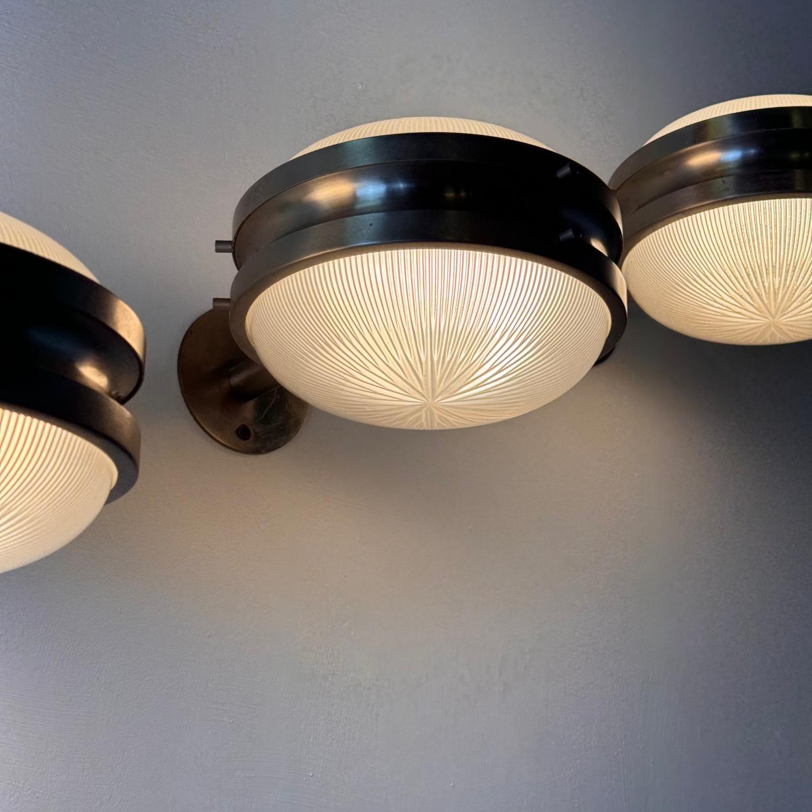 Italian 'Gamma' Mid-Century Wall Lights by Sergio Mazza for Artemide, Italy 1960s