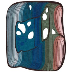 Modern colofrul unusual small rug Multicolored Irregular shape - Gamma Nord