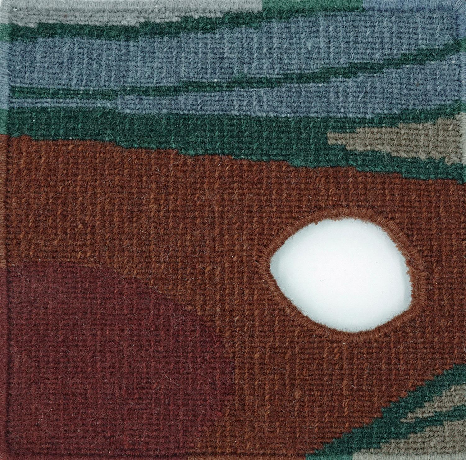 Modern colofrul unusual rug Multicolored Irregular shape, Gamma Orient small In New Condition For Sale In Seattle, WA