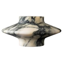 Gamma Paonazzo Marble Flower Vase and Candle Holder by Frederic Saulou
