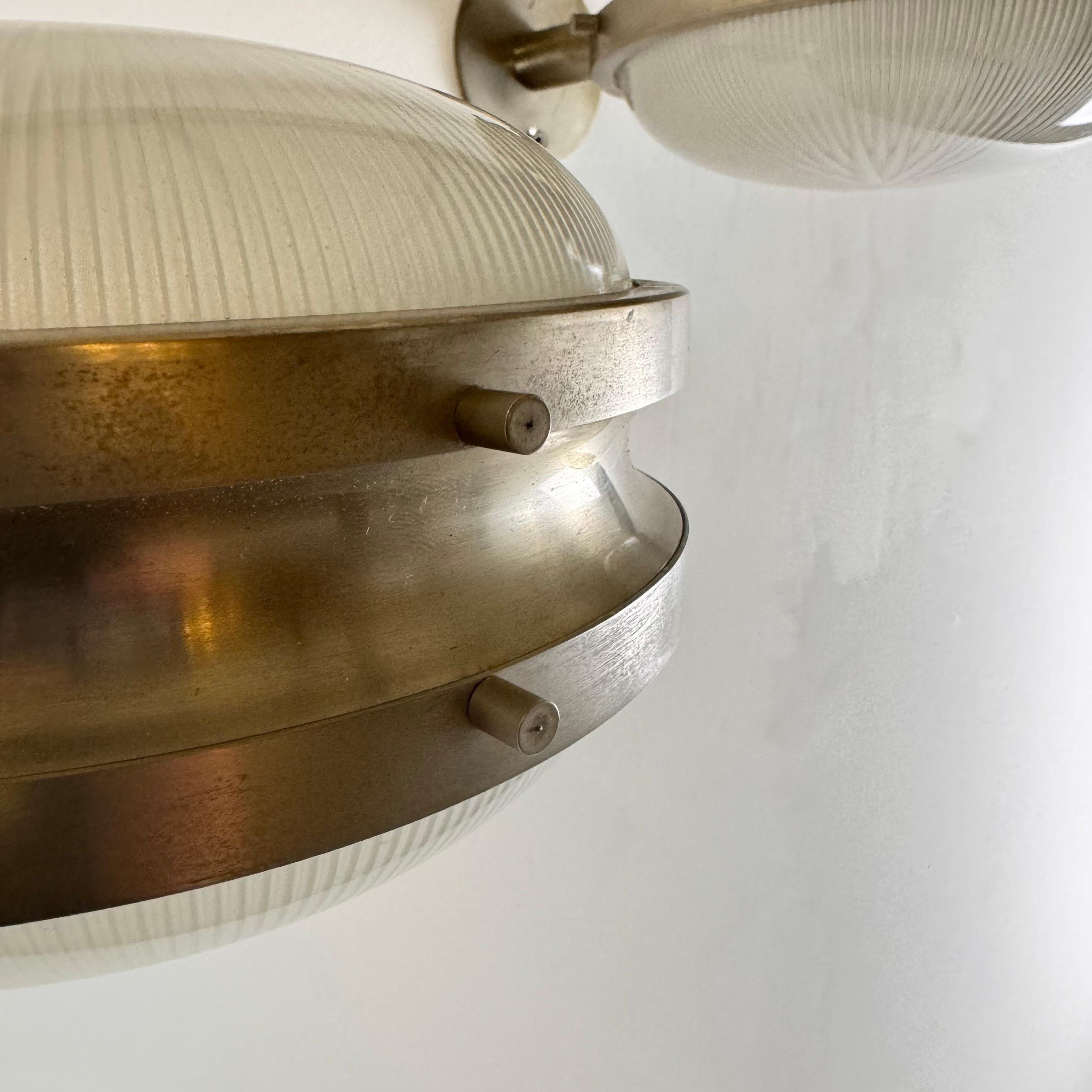 “Gamma” Wall Sconces Trio by Sergio Mazza for Artemide, 1960s In Good Condition In Bagnolo Mella, Brescia