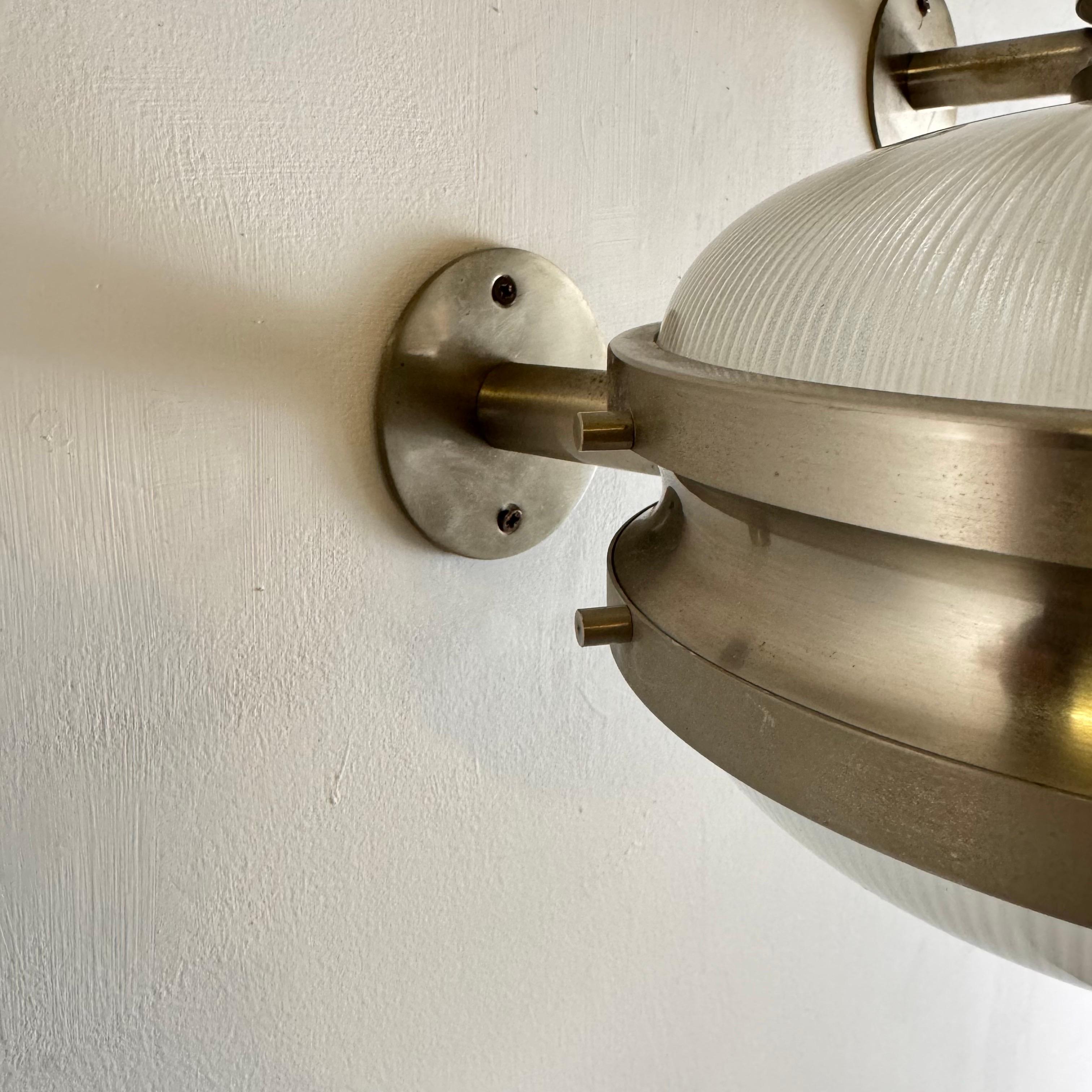 Mid-20th Century “Gamma” Wall Sconces Trio by Sergio Mazza for Artemide, 1960s