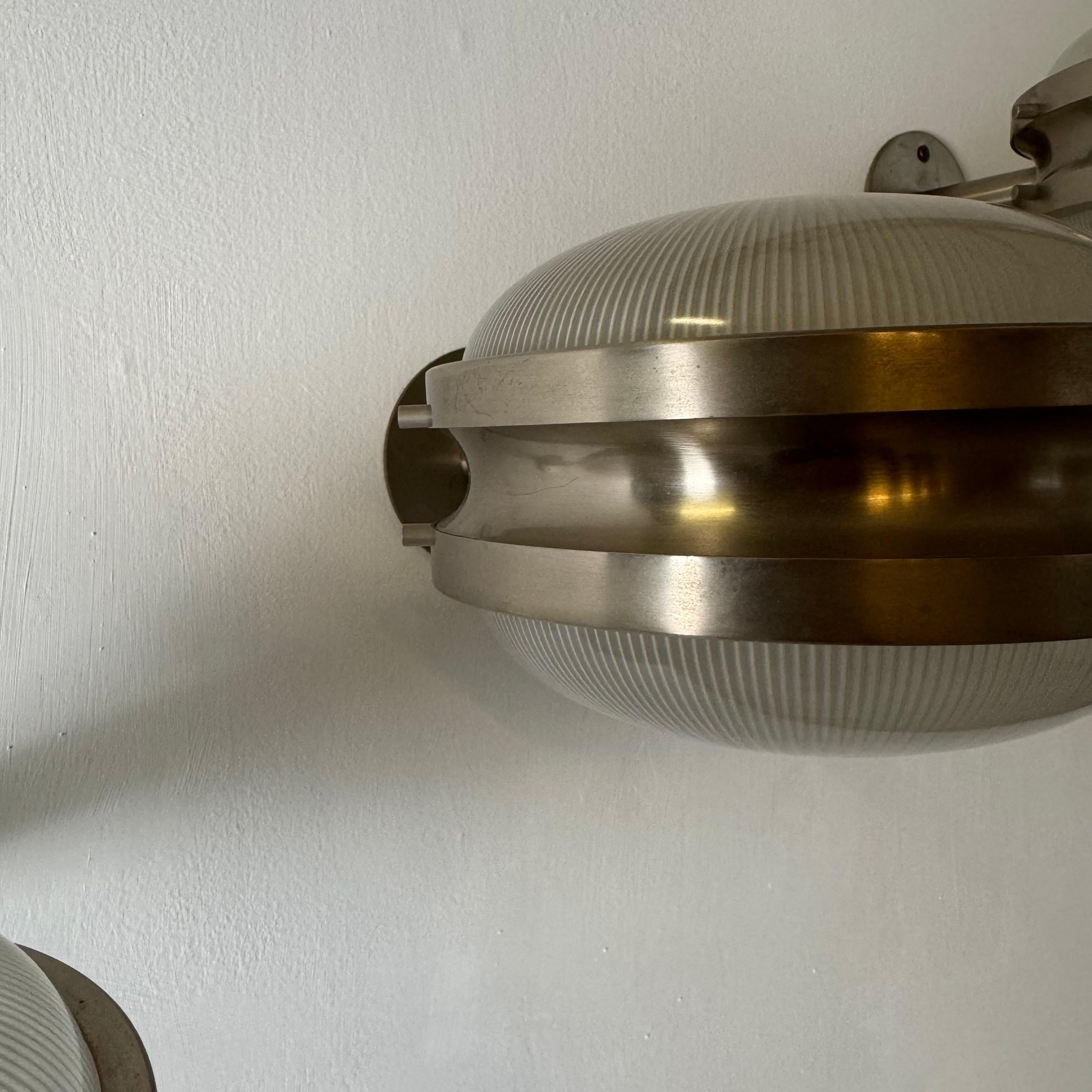 “Gamma” Wall Sconces Trio by Sergio Mazza for Artemide, 1960s 1