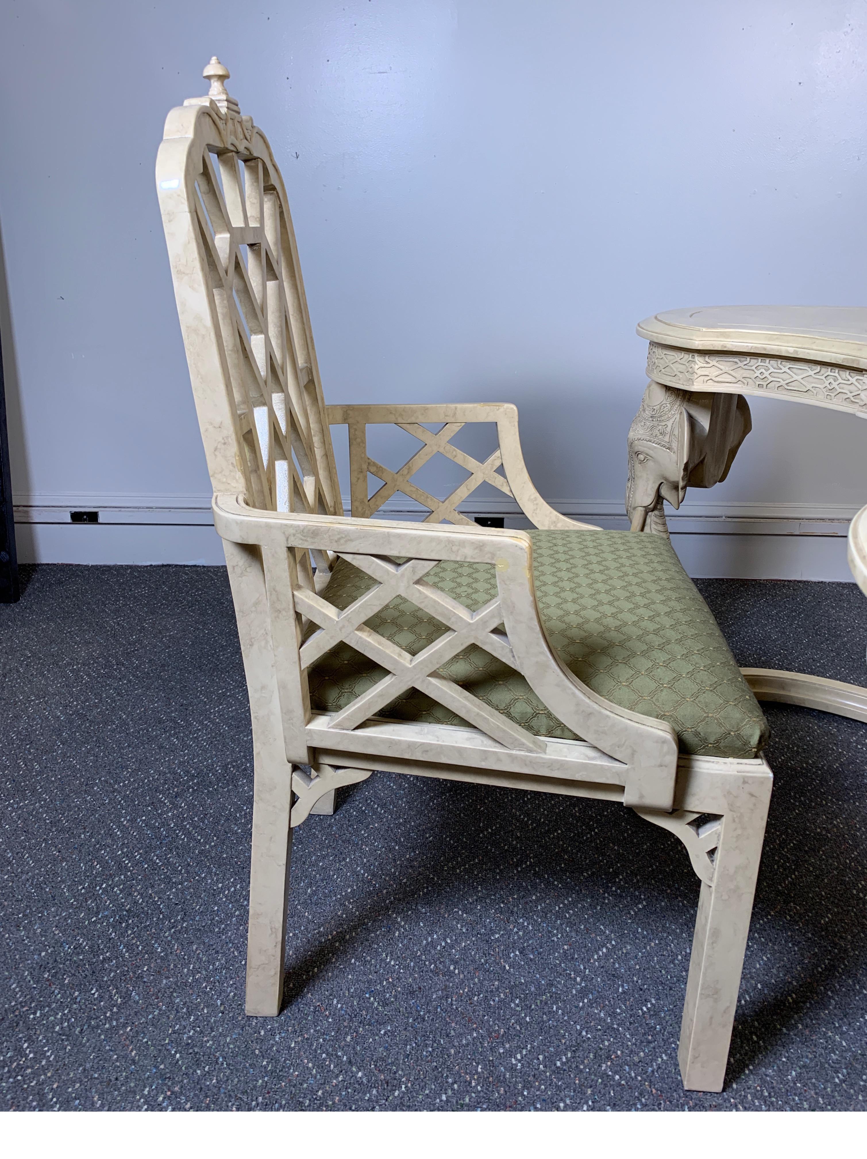 Gampel Stoll Kidney Elephant Desk with Chair 9